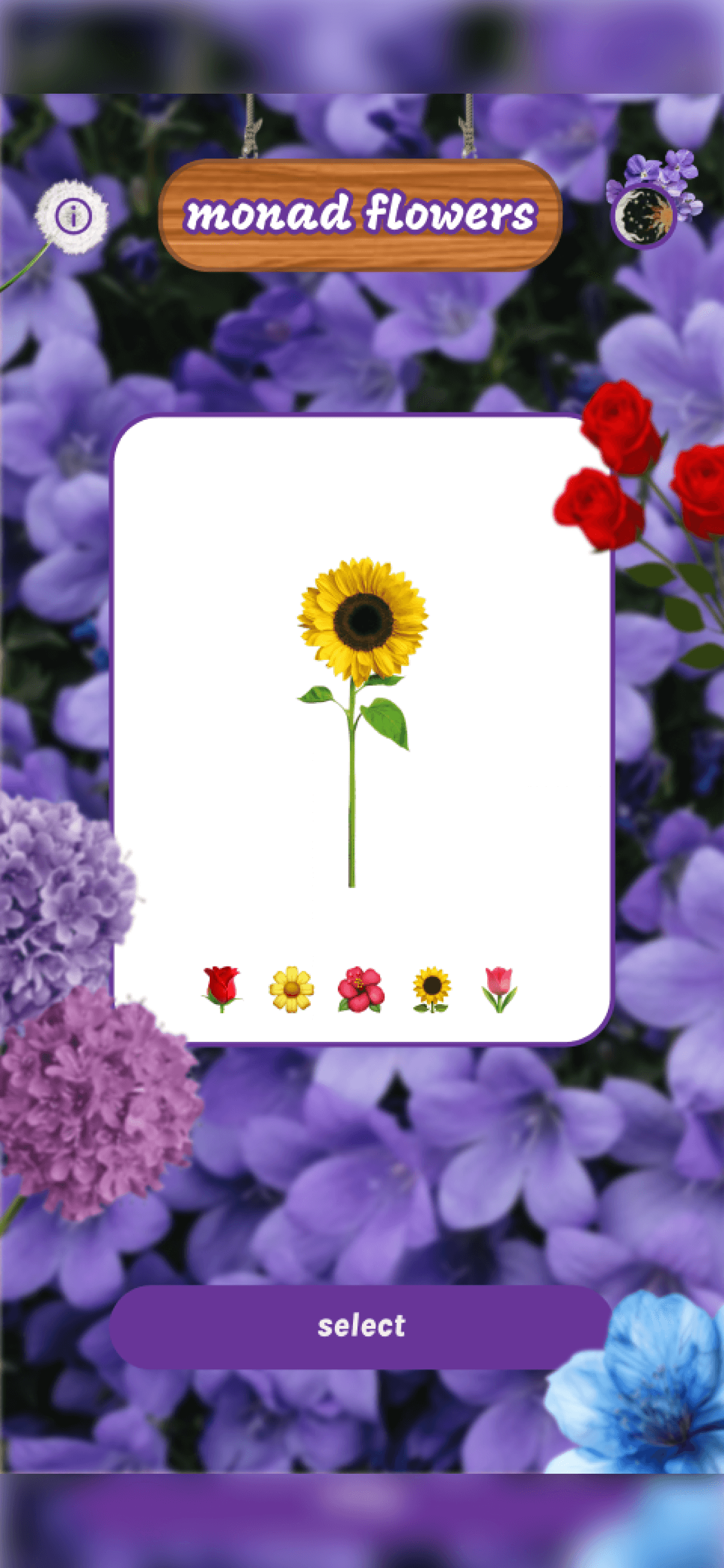 Gift flowers on Monad - Farcaster Mini Apps screenshot